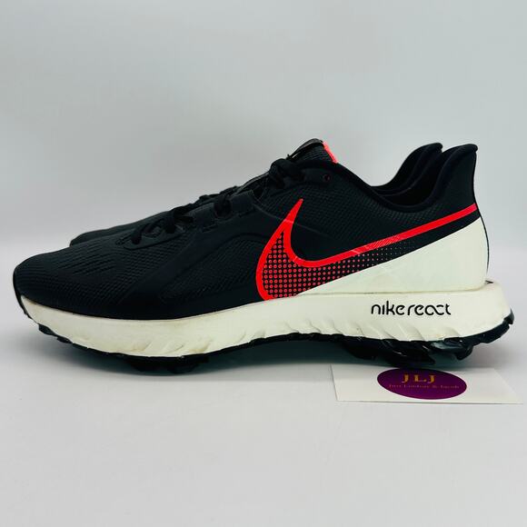 Nike Men's React Infinity Pro Black Crimson Golf Shoes CT6621-002 Size 9 Wide - Picture 5 of 11